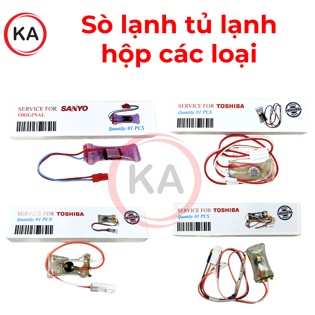 Sò lạnh hộp Sanyo - Sò lạnh hộp Toshiba - Sò nóng lạnh Toshiba - Sò âm dương tủ lạnh
