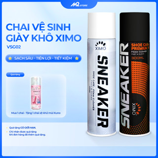 Chai xịt tạo bọt vệ sinh giày tiện lợi XIMO, Chai vệ sinh giày khô sạch và khử mùi hôi giày VSG02