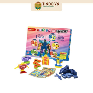 Đồ Chơi DUKA Chữ Số Biến Hình ROBOT Đặc Nhiệm Số 5 Đến 9