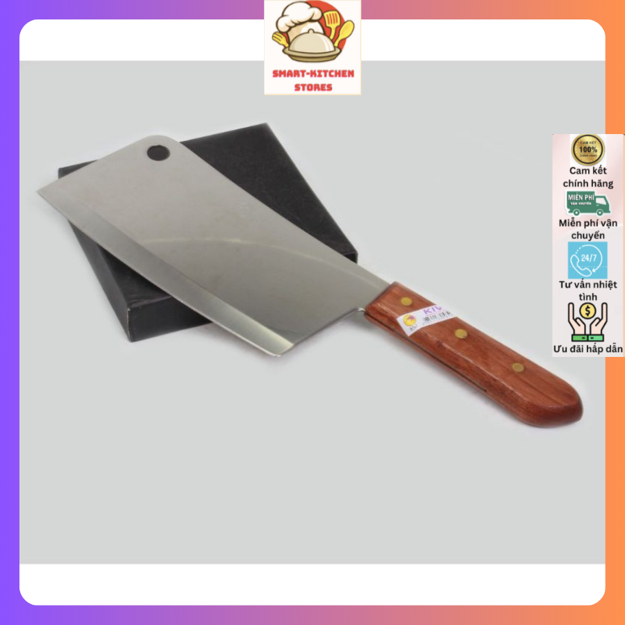 Dao Chặt Xương Cao Cấp Kiwi 850 - Dao Làm Bếp Kiwi Thái Lan Chính Hãng Dày Chắc Chắn Chặt Xương Chặt Gà-Smart Kitchen
