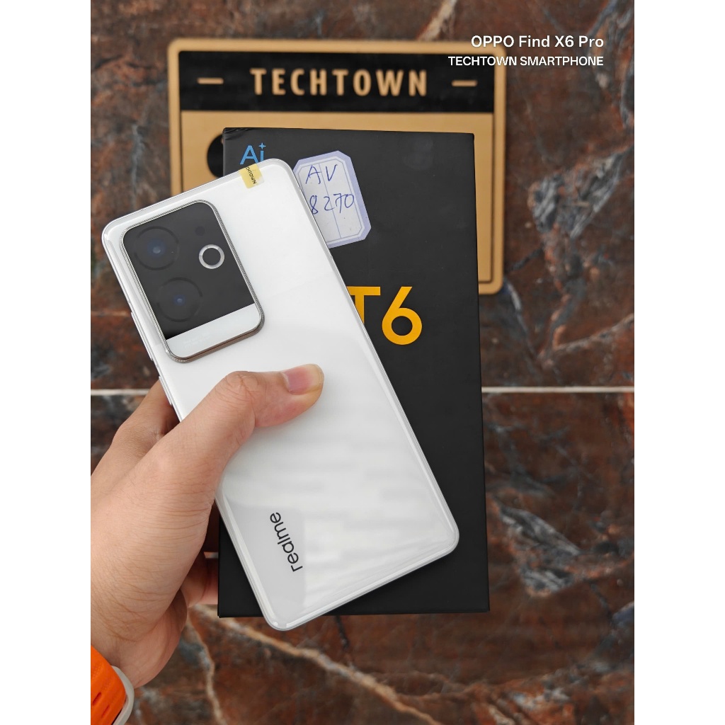 Điện thoại Realme GT6 5G AI (BH 3 Tháng) - Snapdragon 8 Gen 3 12/256 pin 5800mah sạc 120w fullbox likenew