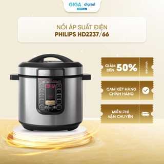Nồi áp suất điện Philips HD2237/66 6 lít - 1190 - 1415W - Nồi ProCeramic+ - BH 24 tháng