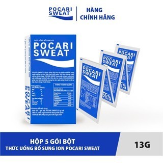 Bột Pocari Sweat Hộp 13g x 5gói - Thức uống bổ sung ion- pha 200ml nước