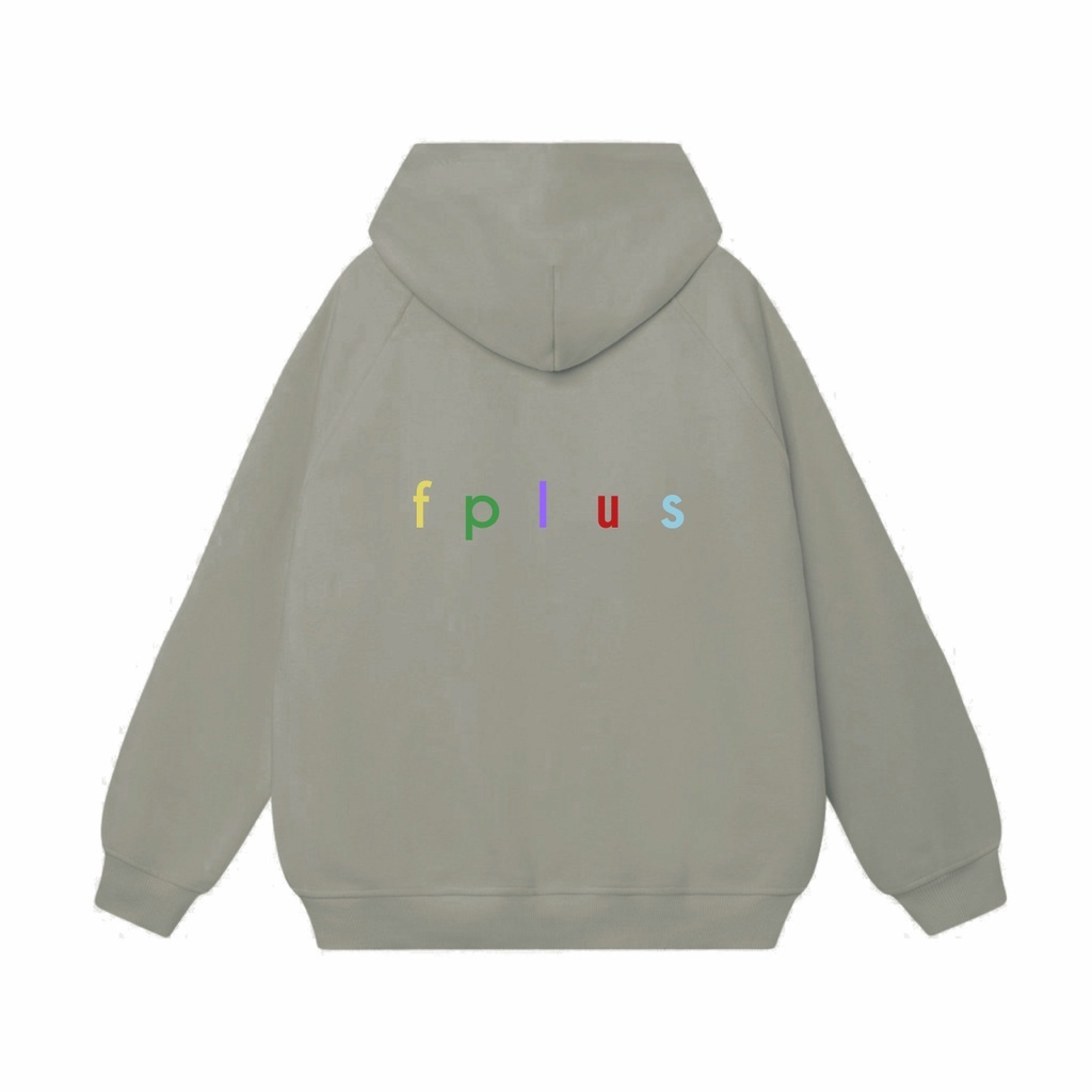 Áo Hoodie Unisex H1 form rộng nỉ bông mũ 2 lớp FPLUS
