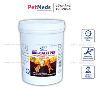 BIO CALCI PET Bổ Sung Canxi Cho Chó Mèo Giúp Xương Chắc Khỏe