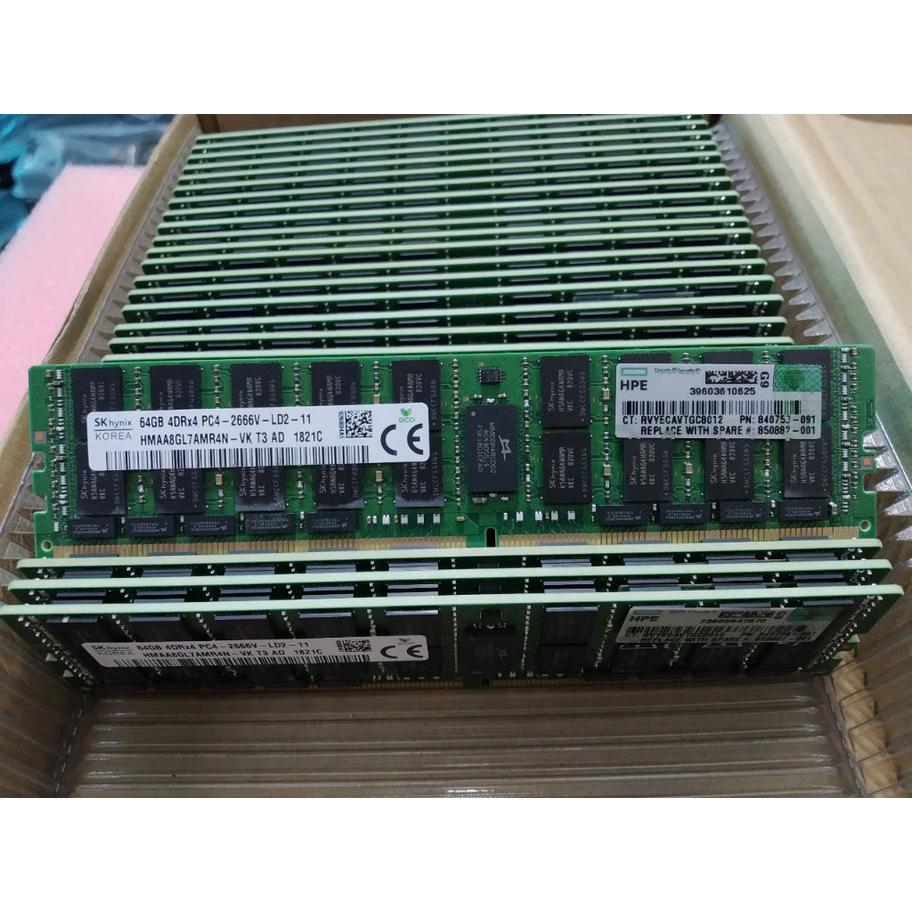 RAM Server SK Hynix 64GB 4DRx4 PC4-2666V ECC LRDIMM (HPE - 840759-091)