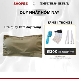 Áo Yours Bra, bra Quây Ngang BR308, Đúc Su Mẫu Mới Đệm Đẩy Ngực Móc Kép Sexy