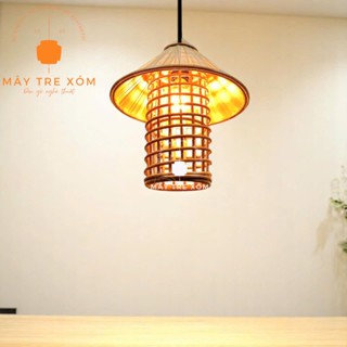 Đèn mây uốn trang trí treo thả trần