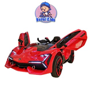  Xe ô tô điện cho bén Siêu xe hơi điện Lamborghini NEL-603 có điều khiển từ xa chân ga tư lái Royal Kids 
