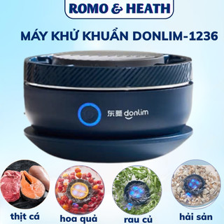 Máy Khử Khuẩn Thực Thẩm Donlim-1236 Bản Cao Cấp Diệt Khuẩn 99,99%, Công Nghệ Điện Phân Khử Trùng Rau Củ Quả Thịt Cá