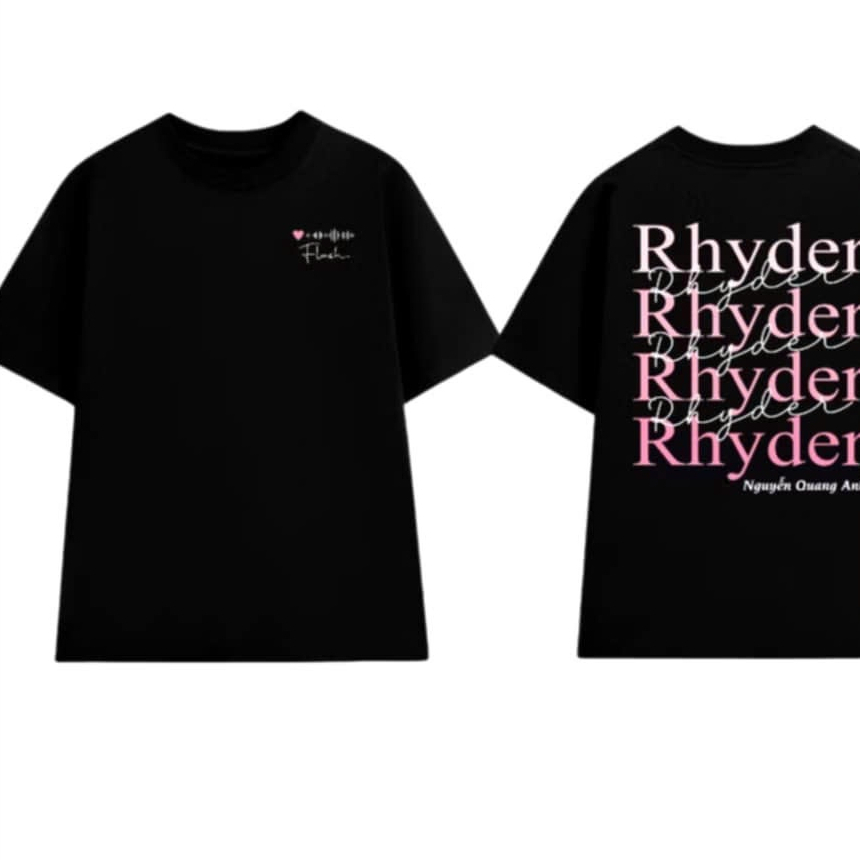 áo rhyder 🎁 FREESHIP 🎁 áo thun rhyder - áo chữ kí quang anh in theo yêu cầu