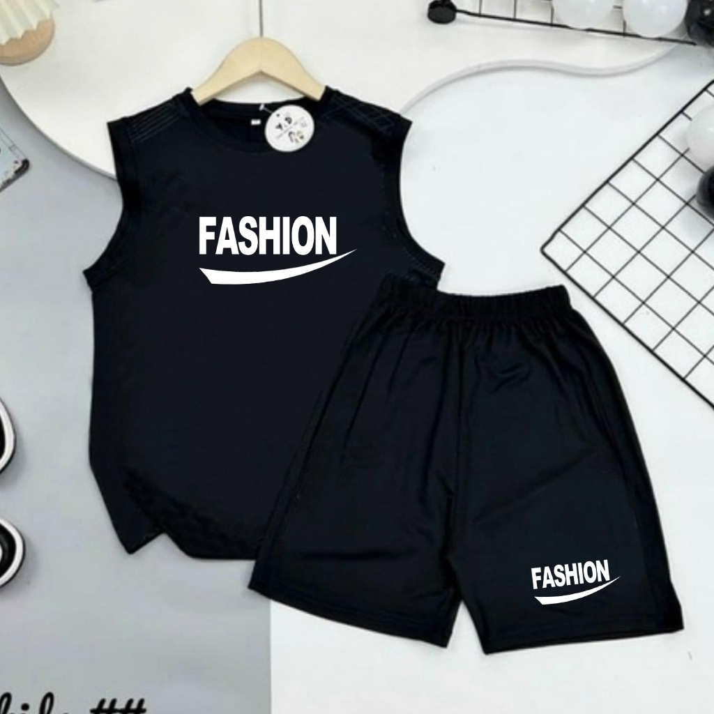 Set bộ quần áo bé trai 3 lỗ mùa hè đẹp 4-14 tuổi, bộ quần áo bé trai ba lỗ mùa hè 14-45kg, set đồ 3 