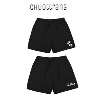 Quần short kaki Chuottrang thêu logo cao cấp, form trên gối, vải kaki chuẩn form, hình thêu xịn không bong tróc