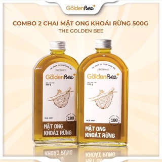 Combo 2 Chai Mật Ong Khoái Rừng Nguyên Chất The Golden Bee 500g - Giọt Mật Từ Rừng Nguyên Sinh
