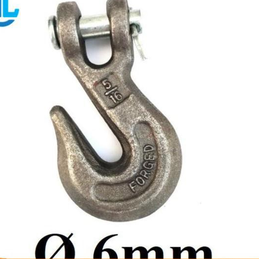 Móc xích đen PHI 6 [ 6mm ] cáp thép giá sỉ