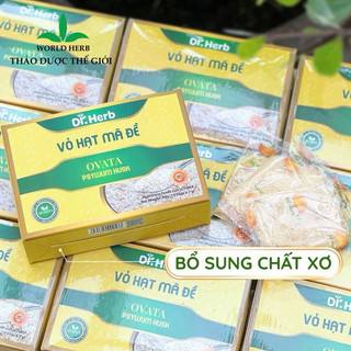 [Chính hãng] Vỏ Hạt Mã Đề Ovata - Psyllium Husk 98gr (14 gói x 7g)