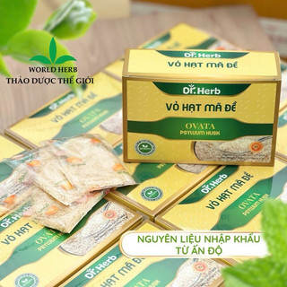 [Chính hãng] Vỏ Hạt Mã Đề Ovata - Psyllium Husk 98gr (14 gói x 7g)