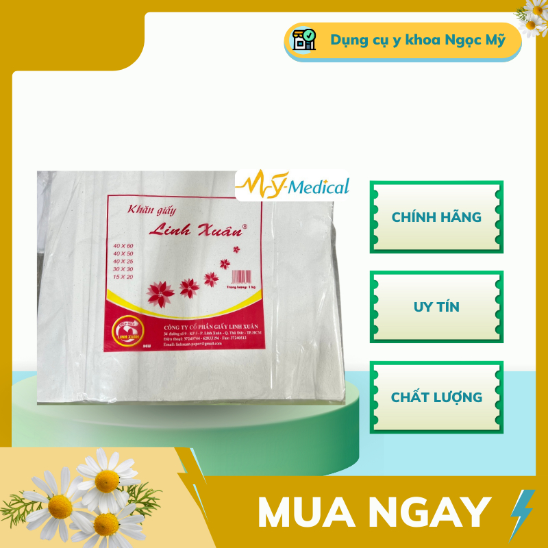 Giấy y tế Linh Xuân 40cmx50cm