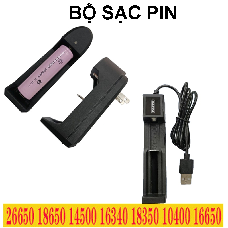 Bộ sạc pin 14500 16340 18650
