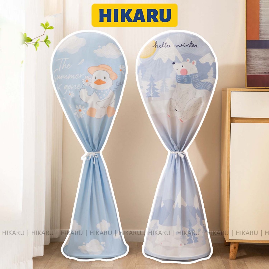 Bọc Quạt Chống Bụi HIKARU Bọc Quạt Cây Quạt Đứng Xịn Chống Bụi Mịn DT241000901