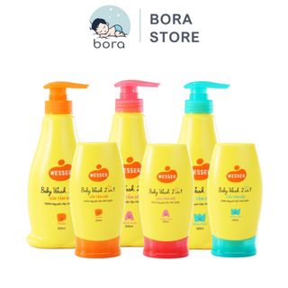  Sữa tắm gội Wesser 2in1 200ml 500ml Hàn Quốc cho bé sơ sinh  Chính hãng  