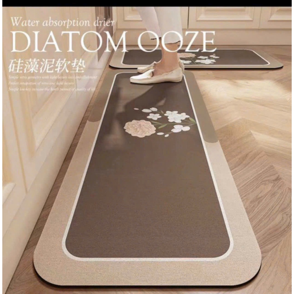 Bộ thảm bếp silicon cao cấp gồm 2 tấm (40x60 và 40x120)