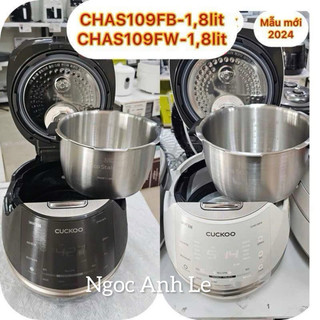  Nồi cơm điện cao tần IH CRP-CHAS109FB và CRP-CHAS109FW Ruột Nồi Inox. Bảo hành 1 Năm 