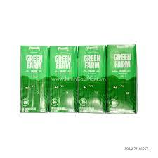 Thùng 48 Hộp Sữa Tươi Tiệt Trùng Vinamilk 100% Greenfram  Organic Không Đường (180ml)