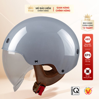 Mũ Bảo Hiểm Royal M239 Chính Hãng Kính Âm Đi Xe Máy, Nón Bảo Hiểm Nam Nữ Size Lớn BH 12 Tháng