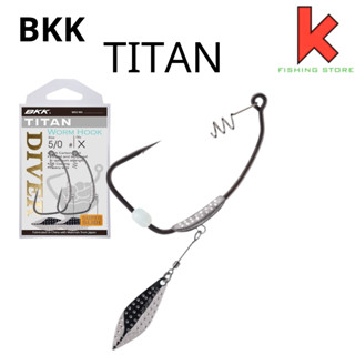 Lưỡi móc mồi mềm BKK TITAN DIVER chuyên câu lure cá lóc cá chẽm cứng bén