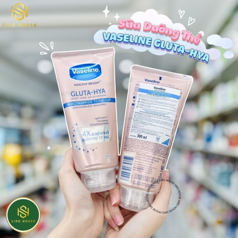 Dưỡng thể Vaseline 4x Gluta Hya Niacineminde