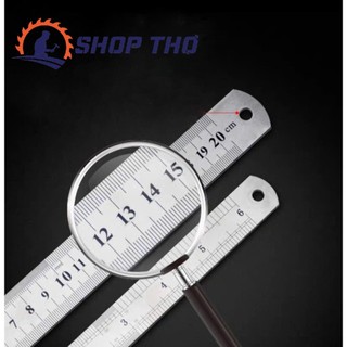 Set 2 cái thước thẳng, thước lá  MYTEC loại dày inox 20cm, 30cm , 50cm, 60cm, 100cm