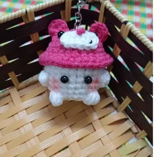 [Đọc kĩ mô tả] Móc khóa Bé Nấm Bằng Len Handmade