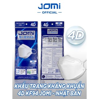 Combo 5 Khẩu trang y tế KF94 4D Jomi lọc bụi mịn túi 5 cái NPP JOMI Official store Việt Nam