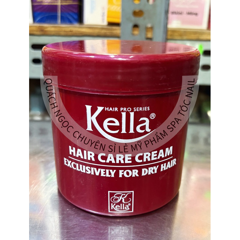 Hấp Dầu Ủ Tóc Kella Đỏ 500ml cho tóc suôn mượt, chắc khoẻ ngừa hư tổn chẻ ngọn