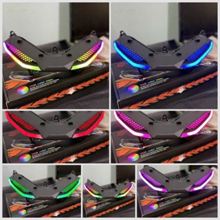 Bộ đèn Demi tổ ong A11 pro gắn cho Exciter 150. Tăng chỉnh hiệu ứng qua Nút nhấn. BH 1 năm