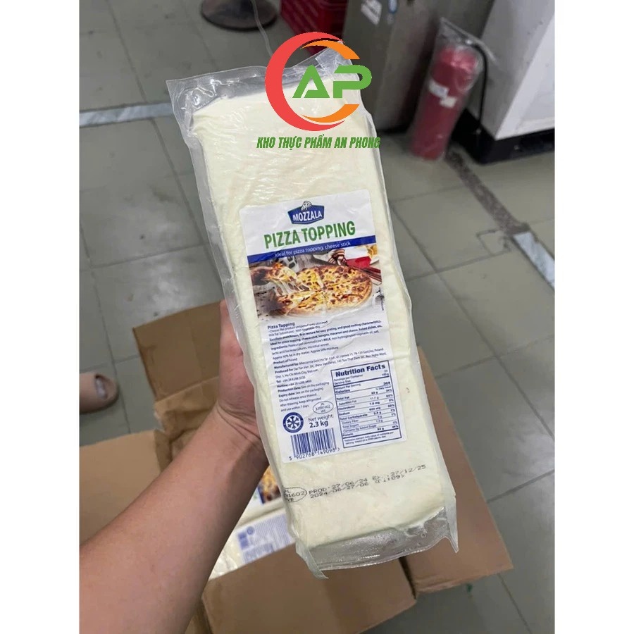 PHÔ MAI MOZZARELLA PIZZA TOPPING ARLA KHỐI 2,3KG ( Hỏa Tốc HCM )