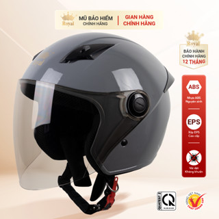 [NHÀ MÁY] Mũ Bảo Hiểm 3/4 Royal M134C Có Kính, Nón Bảo Hiểm Royal Chính Hãng Bảo Hành 12 Tháng Phù Hợp Nam Nữ