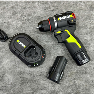 Máy khoan 12v Worx WU135  full bộ máy + 2pin 2a + sạc+ vali  bản nội địa Trung đầu kẹp 10mm 