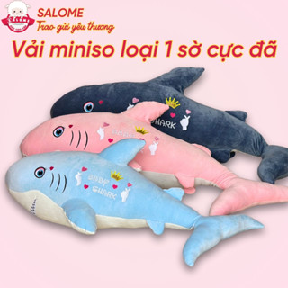 Gấu Bông Cá Mập Cute Khổng Lồ Dễ Thương Thú Bông Cá Mập Xanh Hồng SHARK Ôm Ngủ Gấu Bông Salome