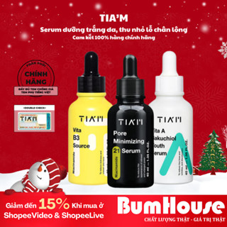  Tinh Chất TIA'M  Dưỡng Ẩm Trắng Da Kiểm Soát Dầu Giảm Vết Nhăn & Ngăn Ngừa Lão Hóa TIAM Vita Serum 40ml 