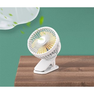 Quạt usb chong chóng, quạt kẹp pin sạc mini 2 cánh Siêu Mát Cổng Usb