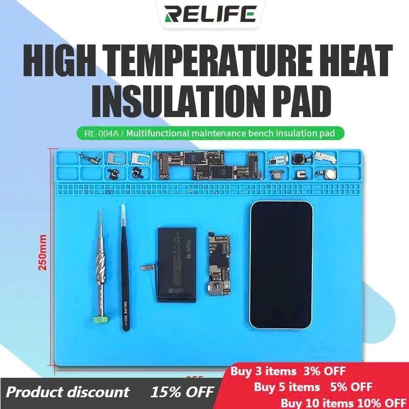 Thảm cao su sửa chữa chịu nhiệt đa năng Relife RL-004A | Táo Thẩm Tools