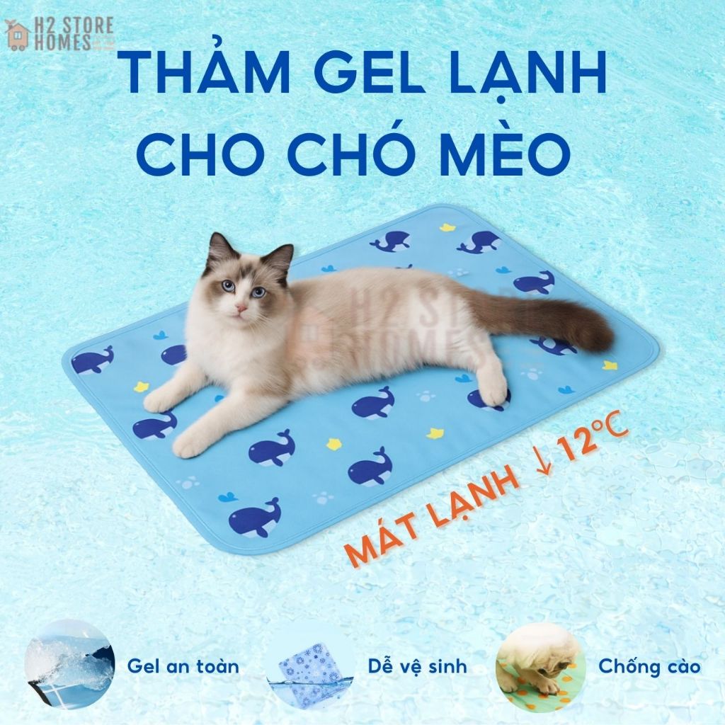 ĐỆM GEL NƯỚC CHO CHÓ MÈO – GIẢI NHIỆT TỨC THÌ, THÚ CƯNG CỰC PHÊ – 1999s.store