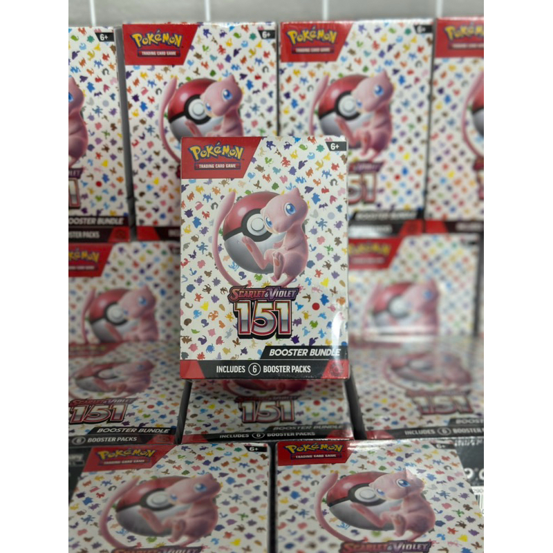 HỘP THẺ POKEMON BUNDLE 151 CHÍNH HÃNG - 6 GÓI BOOSTER PACK