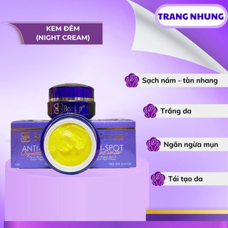 Cặp kem nám BERRIJOY Pháp trắng da mờ thâm nám [Chín hãng]