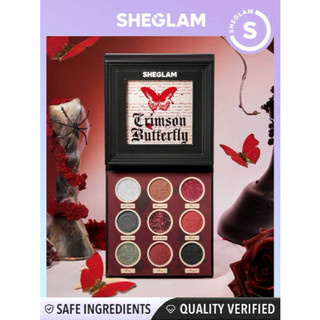Bộ Sưu Tập Crimson Butterfly - Phấn mắt 9 ô SHEGLAM Cursed Chrysalis Palette.