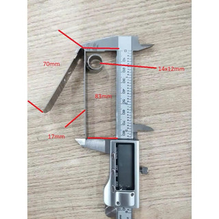 lò xo kẹp chổi than 25x32mm(1 lò xo, 2 lò xo) chiều dài 1* chiều dài 2*bề ngang * đường kính lò xo * chiều dày lò xo