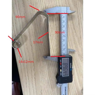 lò xo kẹp chổi than 25x32mm(1 lò xo, 2 lò xo) chiều dài 1* chiều dài 2*bề ngang * đường kính lò xo * chiều dày lò xo