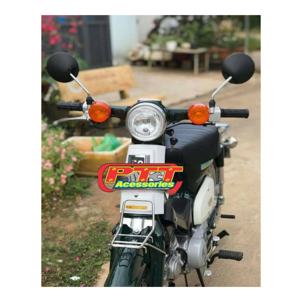 BAGA MŨI TRƯỚC INOX XE CUB 50 ( CÁC ĐỜI )